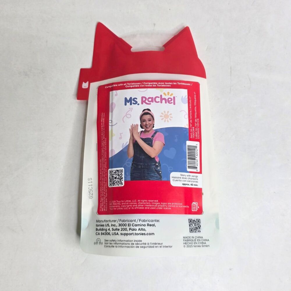 Tonies - Ms. Rachel Toniebox Figure Tonie Storybook Songs Learning Toy - NEW - Picture 4 of 5